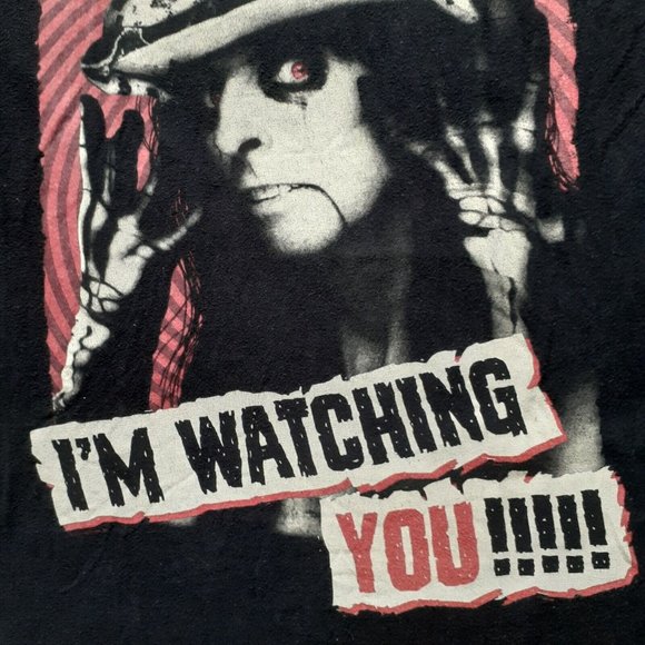 Alice Cooper Official I'm Watching You! 2015 Tour T-shirt Men's Small - Picture 4 of 9